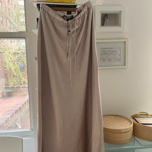 Elegant Zara Long Silky Skirt